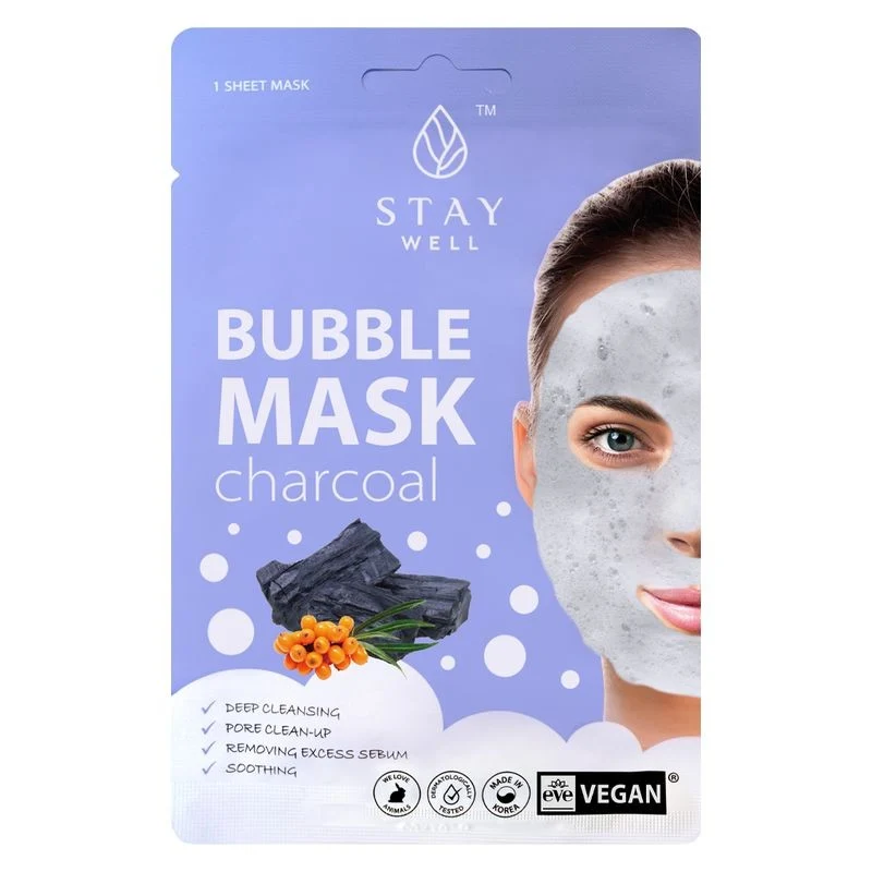 Stay well Cleansing Bubble Mask Carbone — Maschera viso