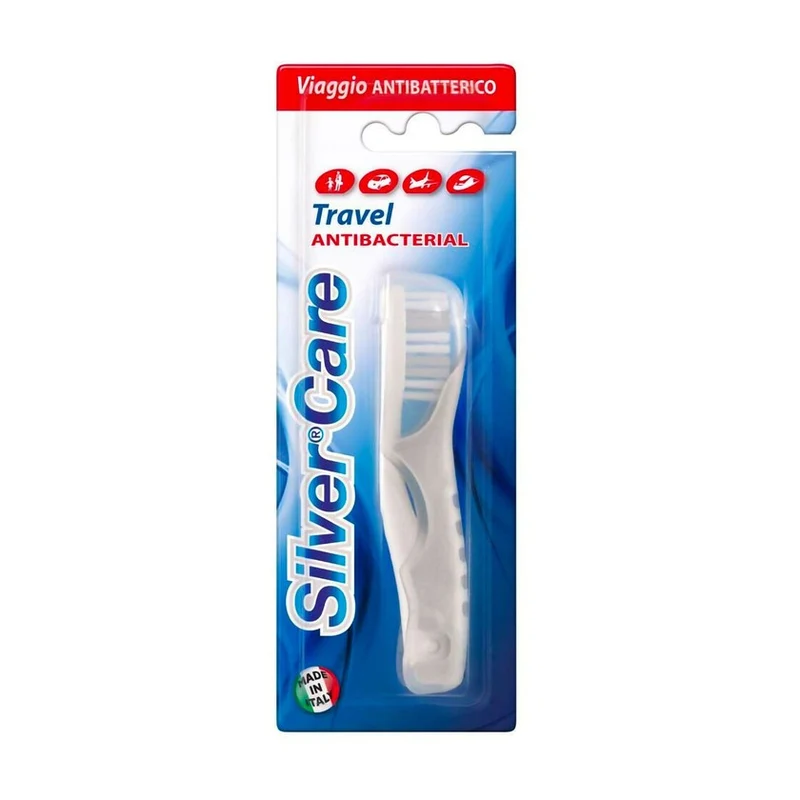 Silver Care Spazzolino Antibatterico Travel — Spazzolino da denti