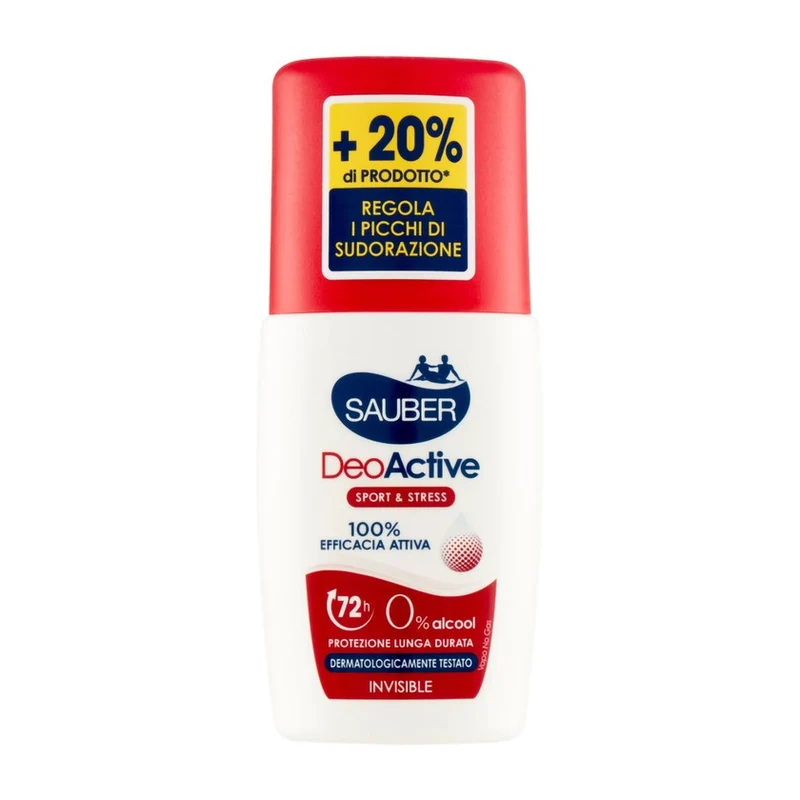Sauber Deodorante Active Sport & Stress 90 ml — Deodorante spray