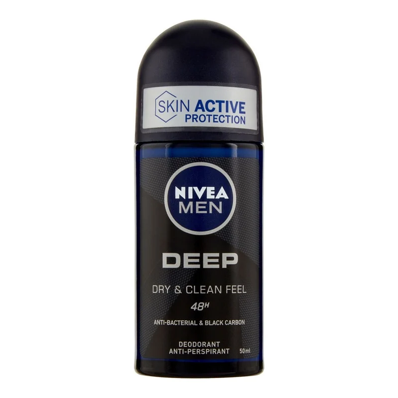 Nivea Men Deep Deodorant Anti-Perspirant Roll On 50 ml — Deodorante roll-on