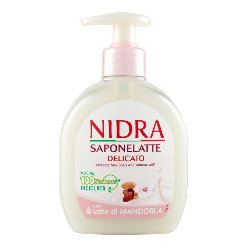 Nidra Saponelatte Delicato Con Latte Di Mandorla 300 ml — Sapone liquido