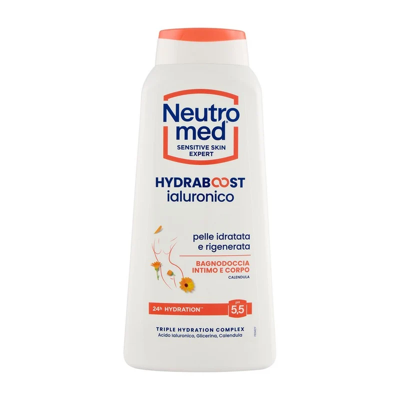 Neutromed Hydraboost Ialuronico Bagnodoccia Intimo E Corpo Calendula Ph 5,5 600 ml — Bagno doccia