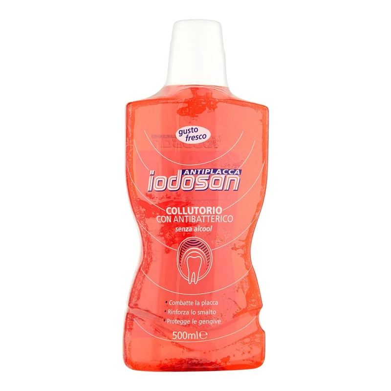 Iodosan Antiplacca Collutorio Con Antibatterico 500 ml — Collutorio