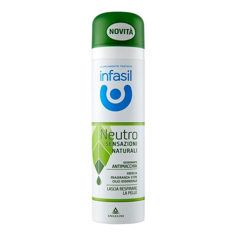 Infasil Deo Spray Neutro Fresca Fragranza Olio Essenziale 150 ml — Deodorante spray