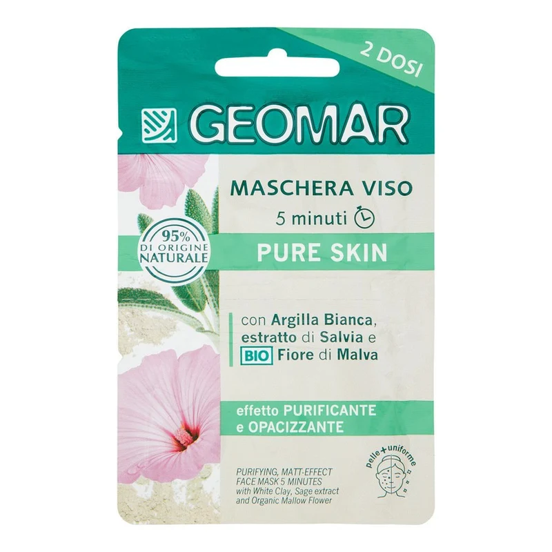 Geomar Maschera Viso Purificante Effetto Mat 15 ml — Maschera viso