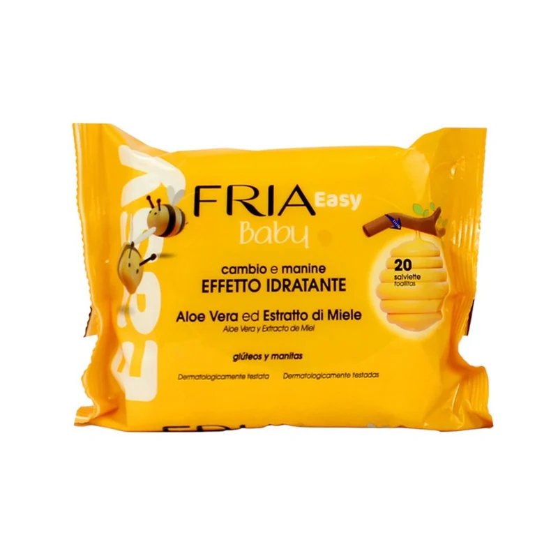 Fria Baby Easy 20 Salviette Effetto Idratante Con Aloe Vera Ed Estratto Di Miele — Salviette bambini