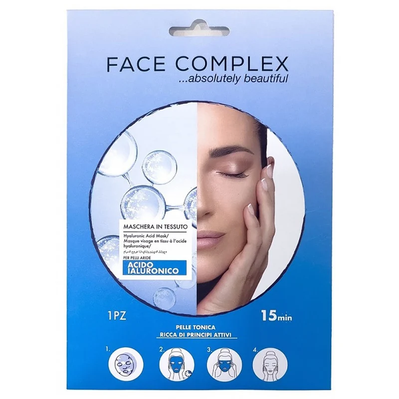 Face complex Maschera In Tessuto Viso Anti Rughe Tonificante — Maschera viso